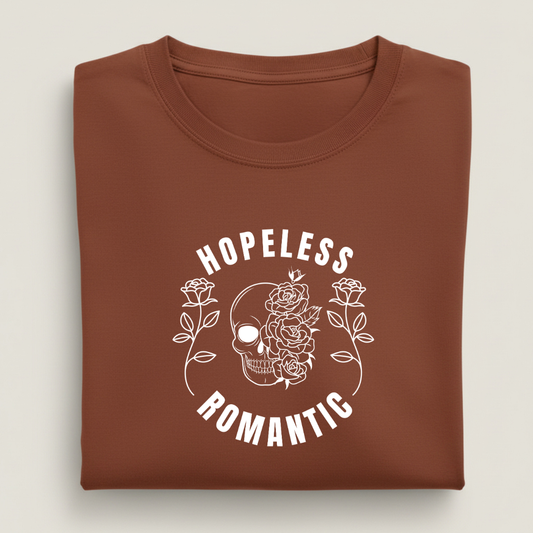 Hopeless Romantic Streetwear 100% Cotten Unisex Tee