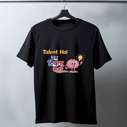 Talent Hai Streetwear 100% Cotten Unisex Tee