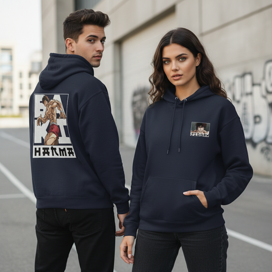 Baki Hanma Streetwear Hoodie – Premium Anime Oversized Unisex