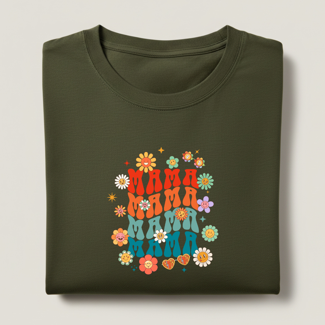 Mama Graphic Streetwear 100% Cotten Unisex Tee