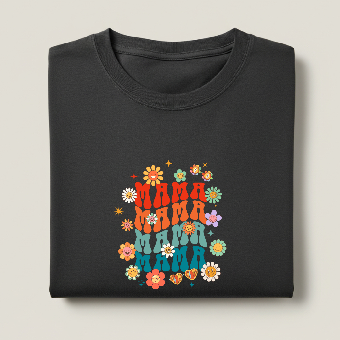 Mama Graphic Streetwear 100% Cotten Unisex Tee