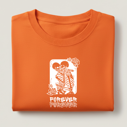 Forever Skeleton Streetwear 100% Cotten Unisex Tee