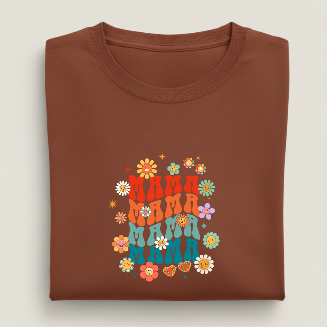 Mama Graphic Streetwear 100% Cotten Unisex Tee