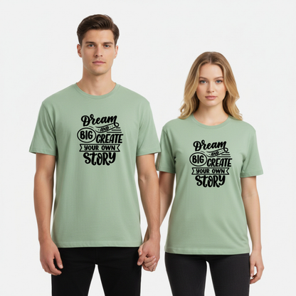 Bold Typography Motivational 100% Cotten Unisex Tee