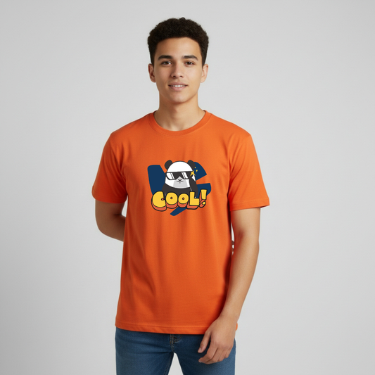 Cool Panda Streetwear 100% Cotten Unisex Tee