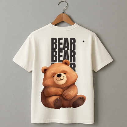 Cute Bear Graphic T-Shirt – Soft Cotton Unisex Tee