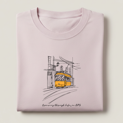 Tram Graphic Streetwear 100% Cotten Unisex Tee