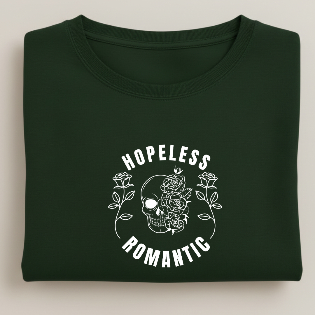 Hopeless Romantic Streetwear 100% Cotten Unisex Tee