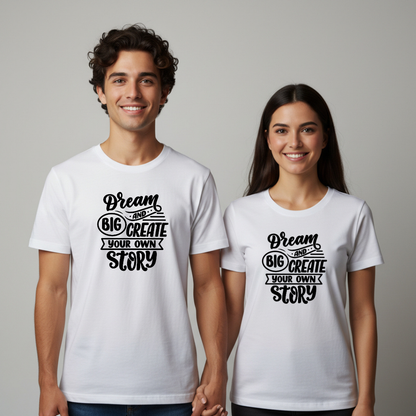 Bold Typography Motivational 100% Cotten Unisex Tee