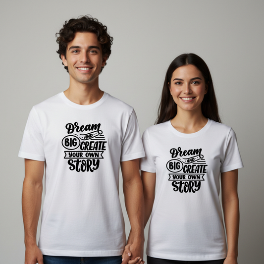 Bold Typography Motivational 100% Cotten Unisex Tee