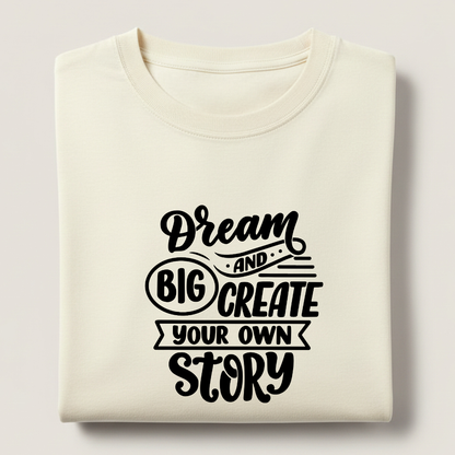 Bold Typography Motivational 100% Cotten Unisex Tee