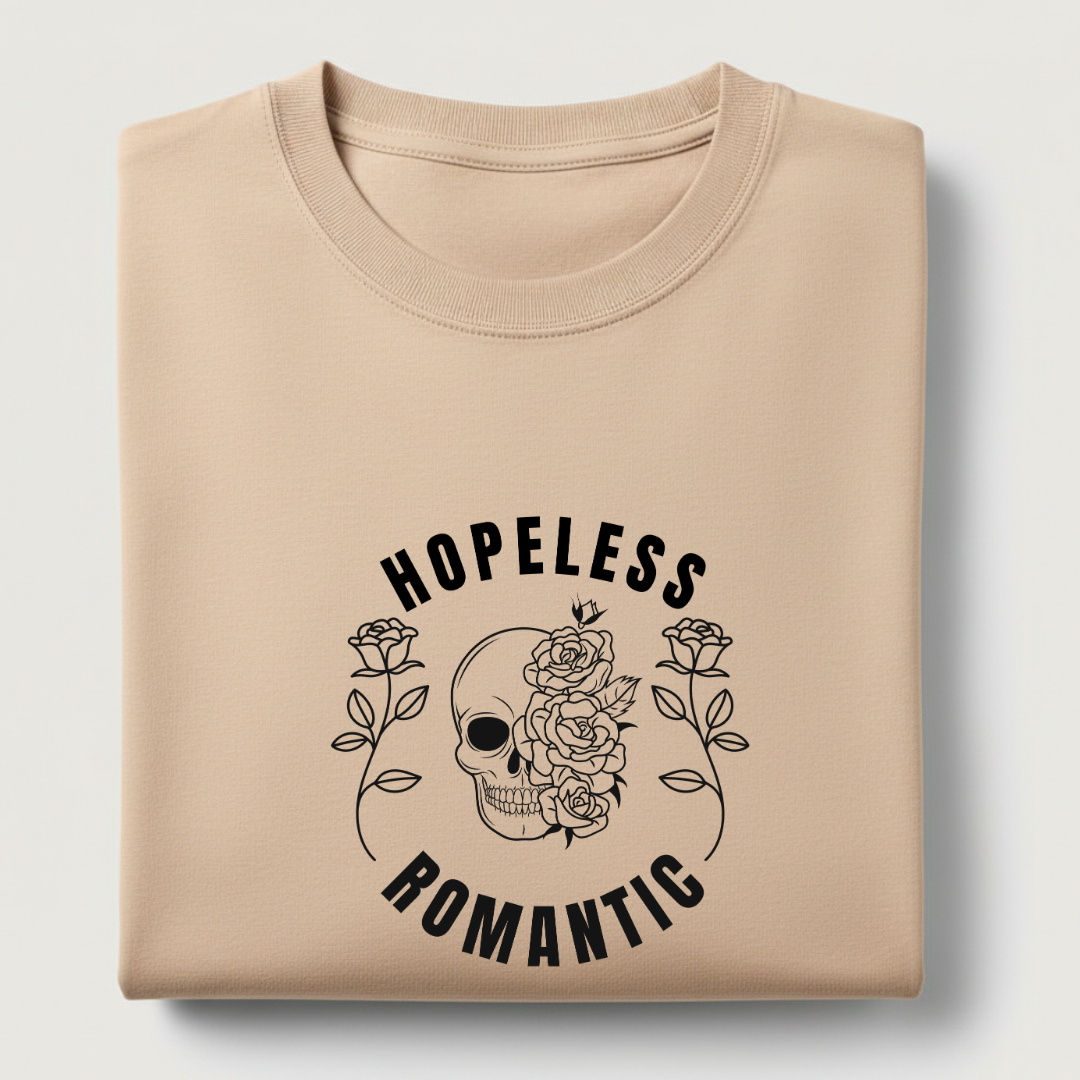 Hopeless Romantic Streetwear 100% Cotten Unisex Tee