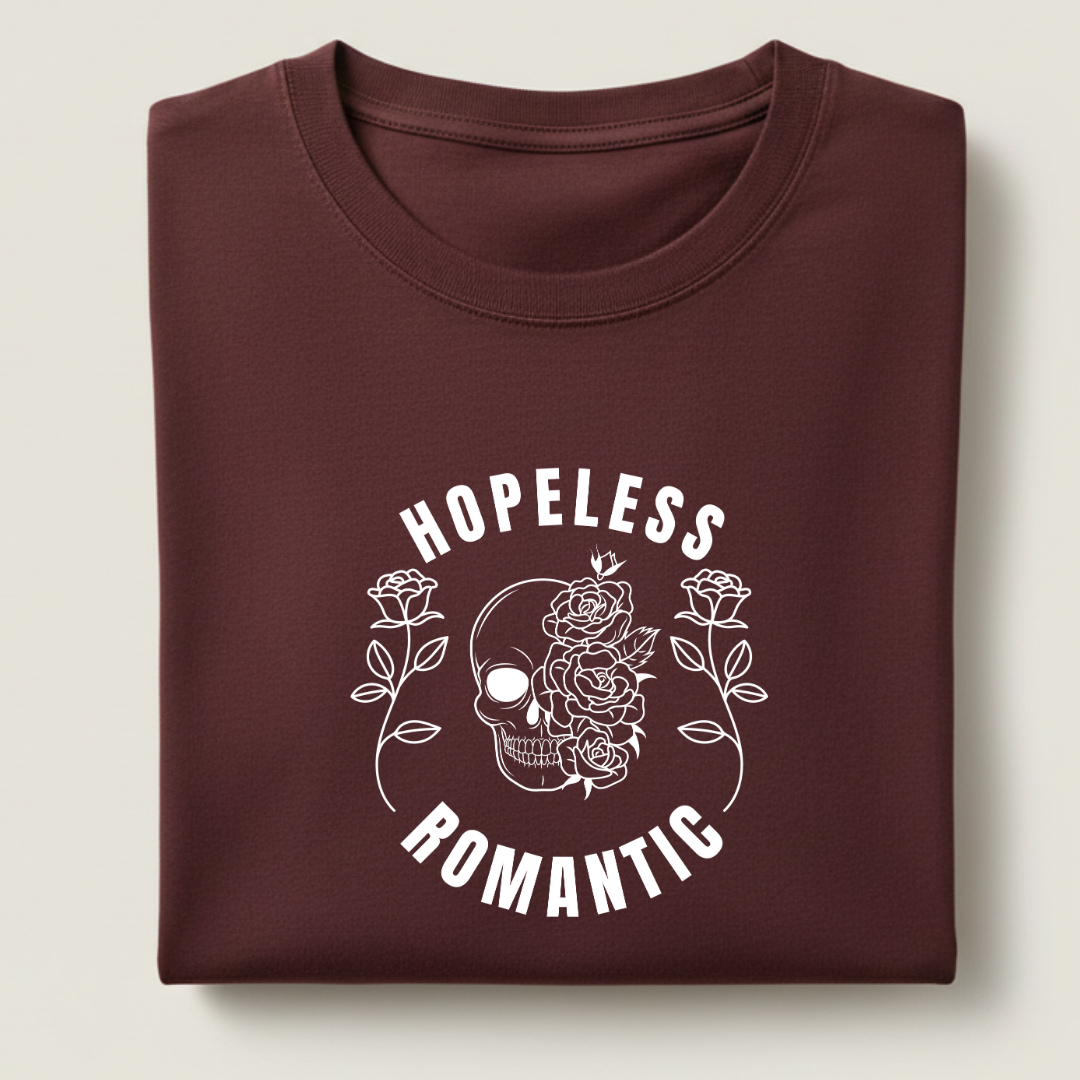 Hopeless Romantic Streetwear 100% Cotten Unisex Tee