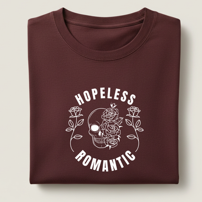 Hopeless Romantic Streetwear 100% Cotten Unisex Tee