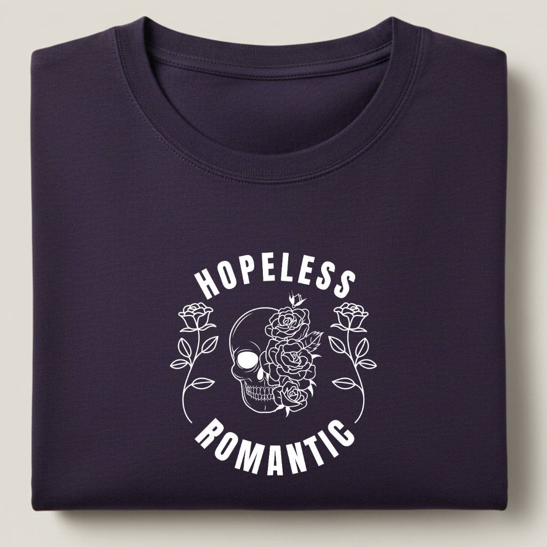 Hopeless Romantic Streetwear 100% Cotten Unisex Tee