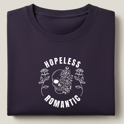 Hopeless Romantic Streetwear 100% Cotten Unisex Tee
