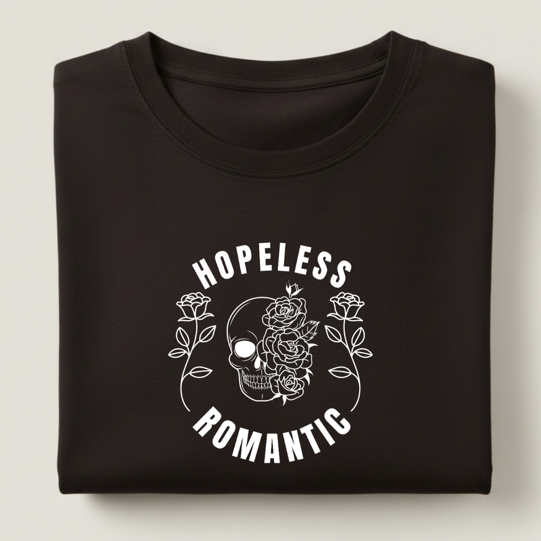 Hopeless Romantic Streetwear 100% Cotten Unisex Tee