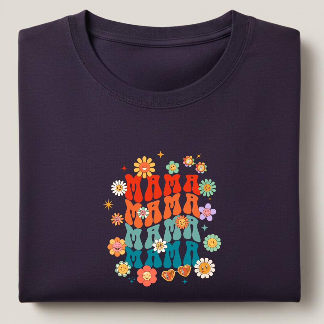 Mama Graphic Streetwear 100% Cotten Unisex Tee