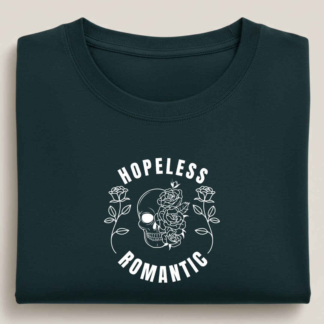 Hopeless Romantic Streetwear 100% Cotten Unisex Tee