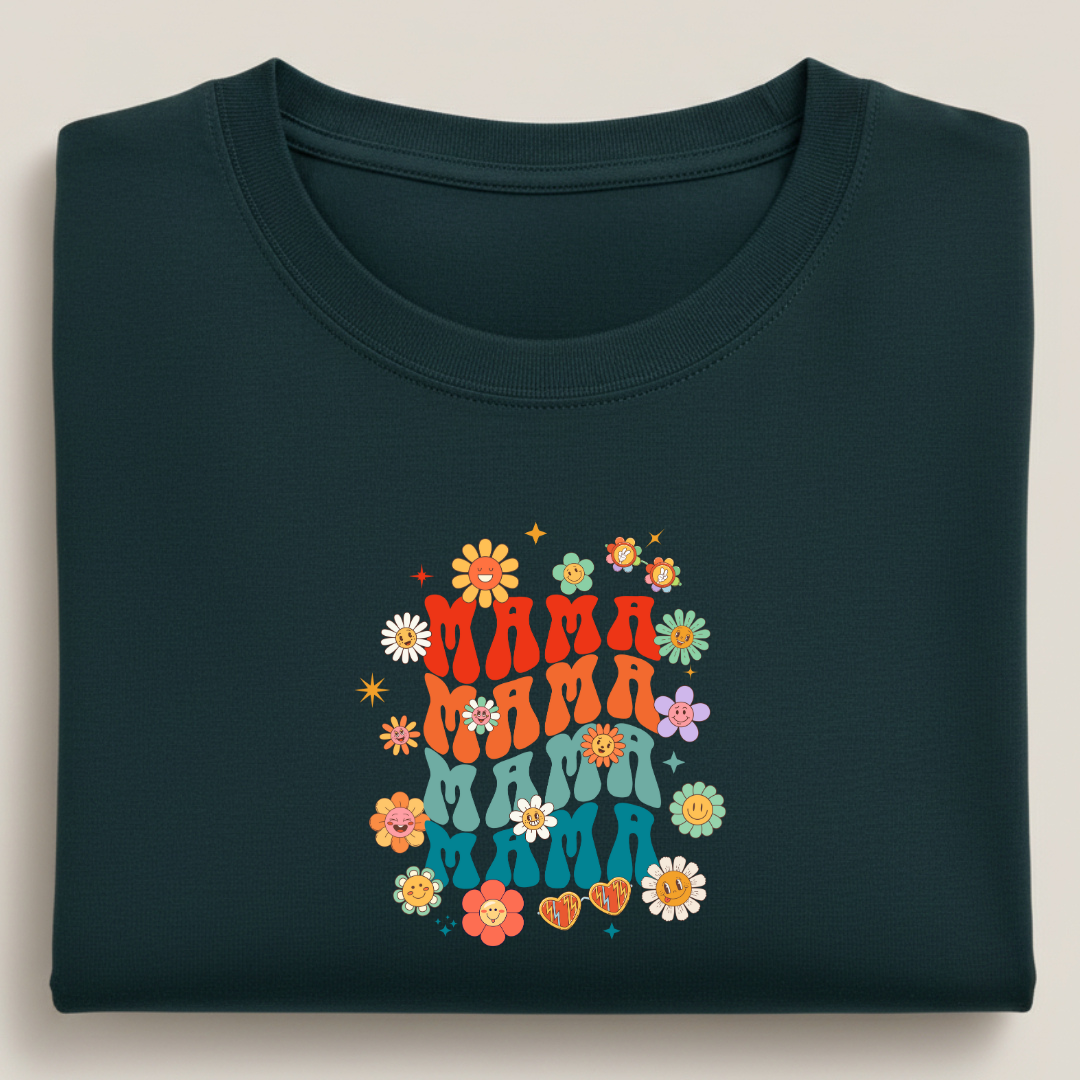 Mama Graphic Streetwear 100% Cotten Unisex Tee