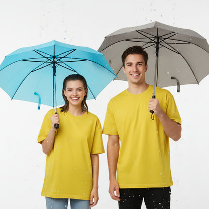 Solid: New Yellow Round Neck T-Shirt