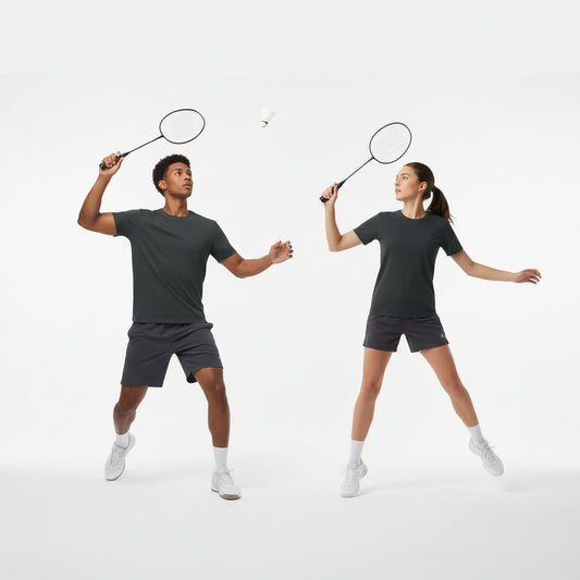 Solid: Steel Grey Round Neck T-Shirt