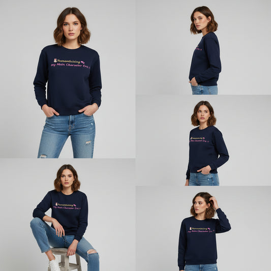 Romanticising Unisex Regular Fit Fleece Sweatshirt