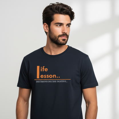 Life Lesson Streetwear 100% Cotten Unisex Tee