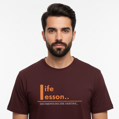 Life Lesson Streetwear 100% Cotten Unisex Tee