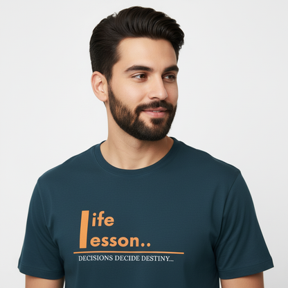 Life Lesson Streetwear 100% Cotten Unisex Tee