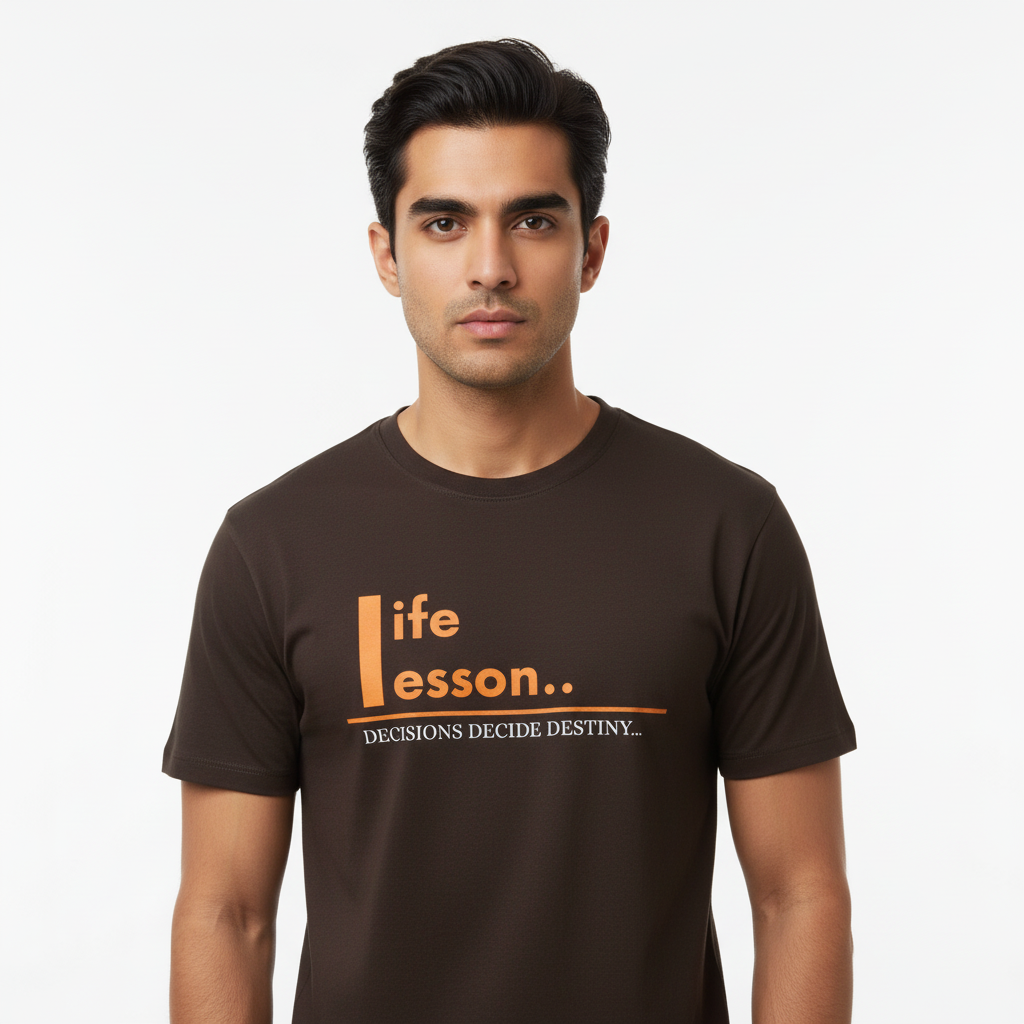 Life Lesson Streetwear 100% Cotten Unisex Tee