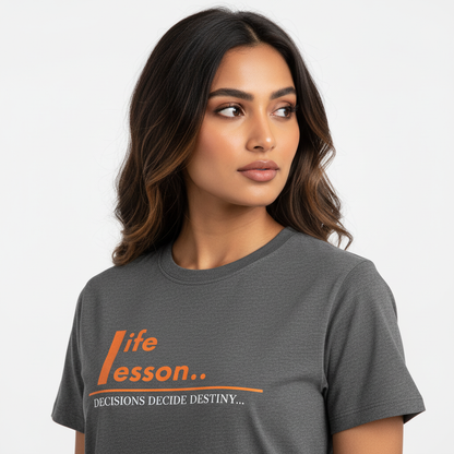 Life Lesson Streetwear 100% Cotten Unisex Tee