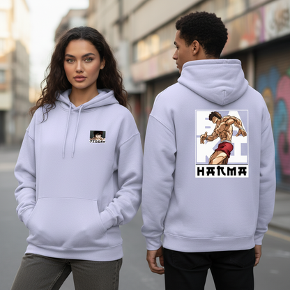 Baki Hanma Streetwear Hoodie – Premium Anime Oversized Unisex