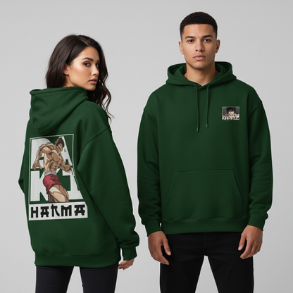 Baki Hanma Streetwear Hoodie – Premium Anime Oversized Unisex